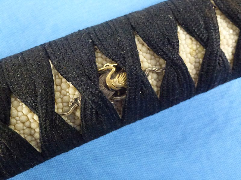 Signed WWII Japanese Officer's Katana Sword in Civilian Mounts - Image 13
