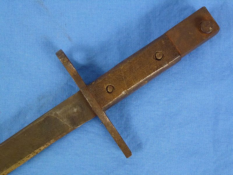 WWII Japanese Type 30 Arisaka Rifle Bayonet in Wooden Arsenal by Mukden Arsenal in Manchuria - Image 8