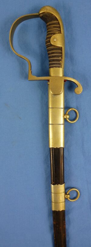 Triple Etched With Motto Imperial German Fire Police Officer Sword by J.G. Lieb