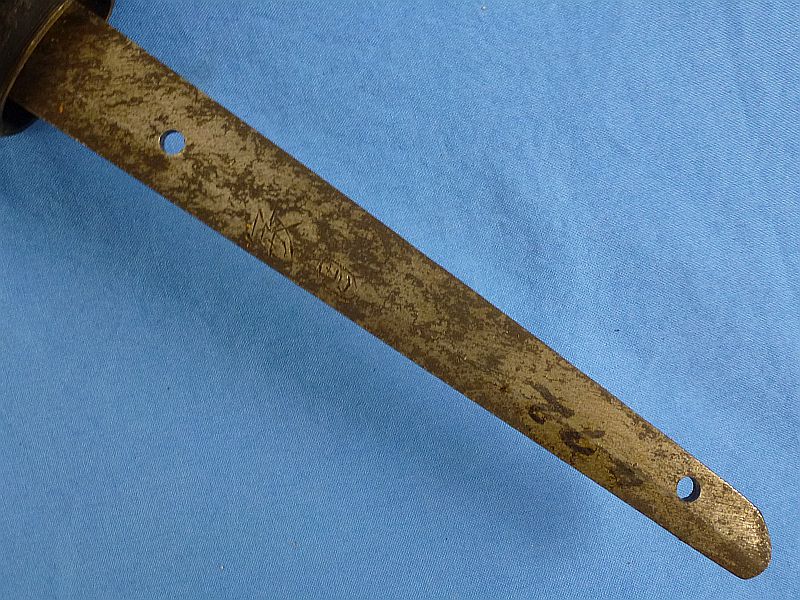 1945 Dated Signed Japanese Army Officer Shin Gunto Sword - Image 3