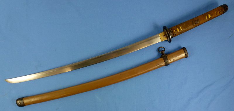 1945 Dated Signed Japanese Army Officer Shin Gunto Sword - Image 6