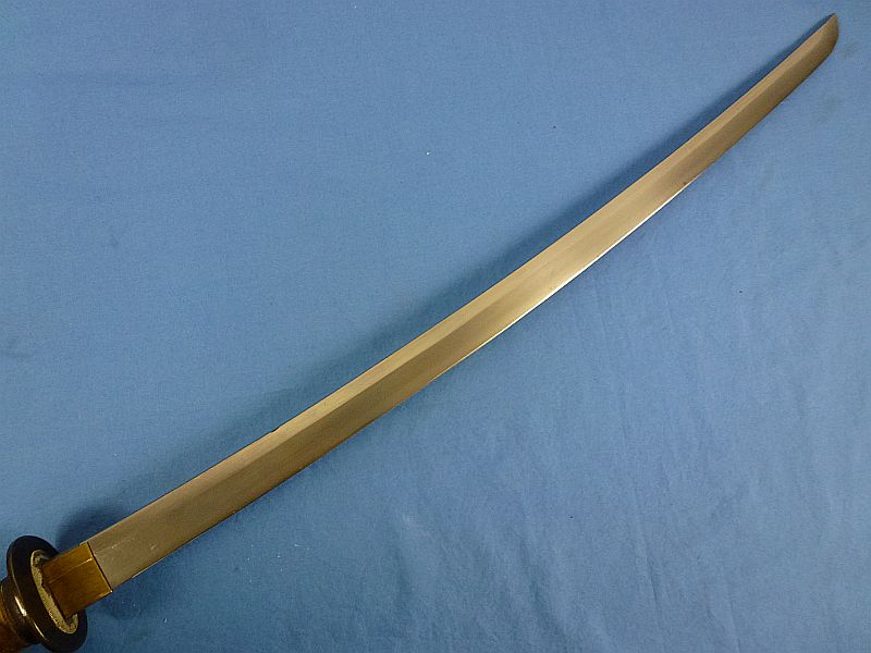 1945 Dated Signed Japanese Army Officer Shin Gunto Sword - Image 8