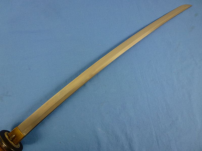 1945 Dated Signed Japanese Army Officer Shin Gunto Sword - Image 9