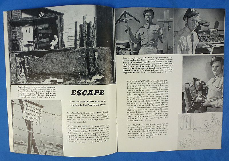 WWII American P.O.W. Booklet: "The Yankee Kriegies", with Documents - Image 4