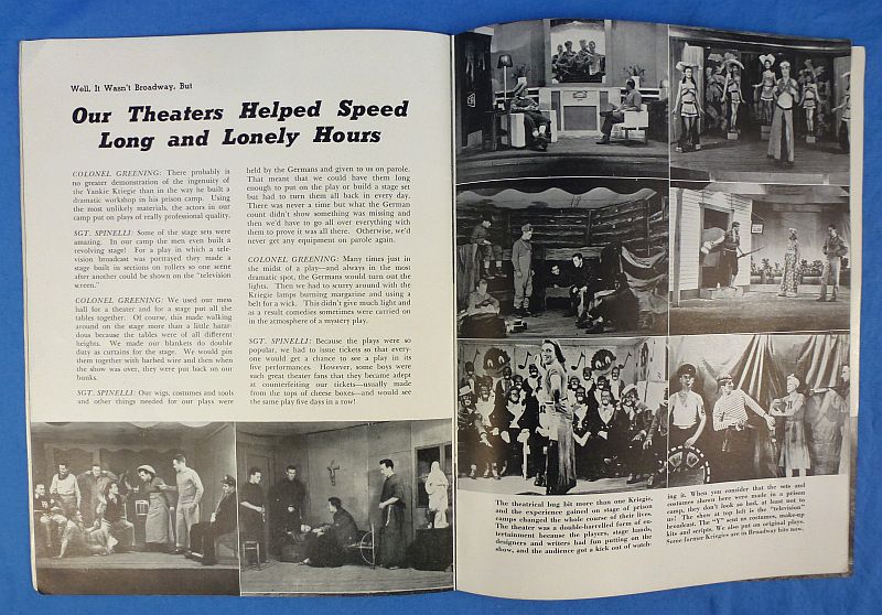 WWII American P.O.W. Booklet: "The Yankee Kriegies", with Documents - Image 6