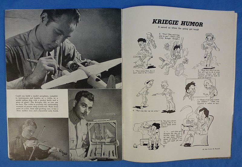 WWII American P.O.W. Booklet: "The Yankee Kriegies", with Documents - Image 7