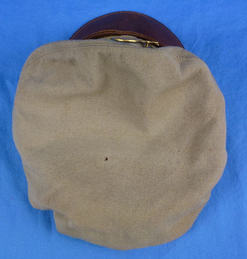 WWII U.S. Army Air Force Officer Khaki True Crusher “Flighter” Cap by Bancroft - Image 6