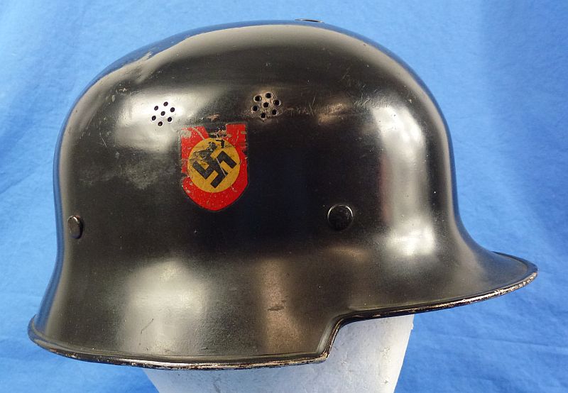 Double Decal M34 Fire Police Helmet - Image 3