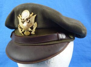 WWII U.S. Army Air Force Officer True Crusher “Flighter” Cap by Bancroft