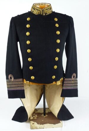 WWII Imperial Japanese Navy Engineering Captain Dress Tailed Coat