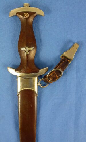 Early Ground Rohm Group Bayerische Ostmark SA Service Dagger with Hanger by Neidhardt & Schmidt