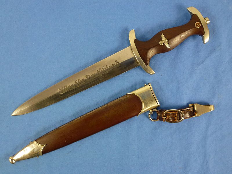 Early Ground Rohm Group Bayerische Ostmark SA Service Dagger with Hanger by Neidhardt & Schmidt - Image 2