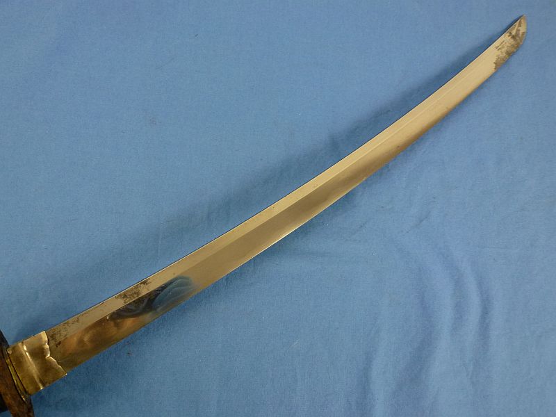 Japanese Wakizashi in Leather Combat Cover for WWII Tank or Aviation Officers - Image 4