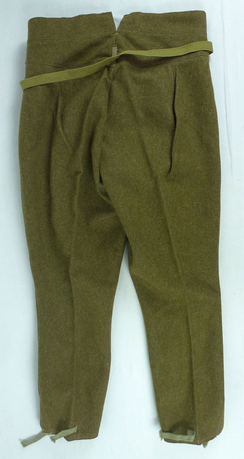 1942 Dated Near Mint Japanese Army EM/NCO Wool Trousers - Image 5