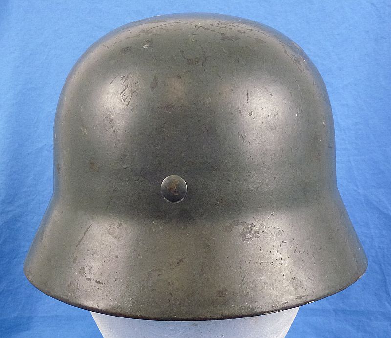 1938 Dated Double Decal Luftwaffe M35 Combat Helmet by Eisenhuettenwerke - Image 4