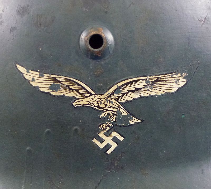 1938 Dated Double Decal Luftwaffe M35 Combat Helmet by ...