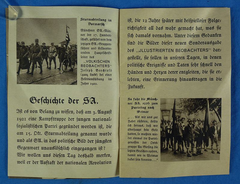 Third Reich Booklet on Hitler and the NSDAP Published by the Illustrierter Beobachter - Image 3