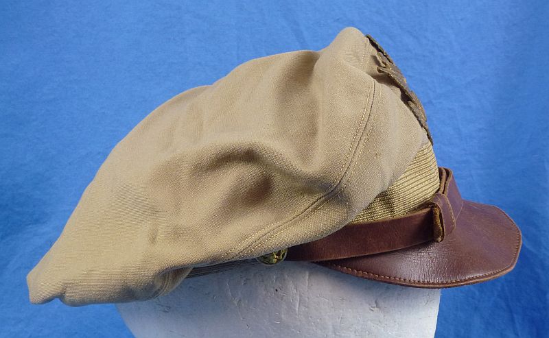 WWII Army Air Force Khaki "Crusher" Cap - Image 3