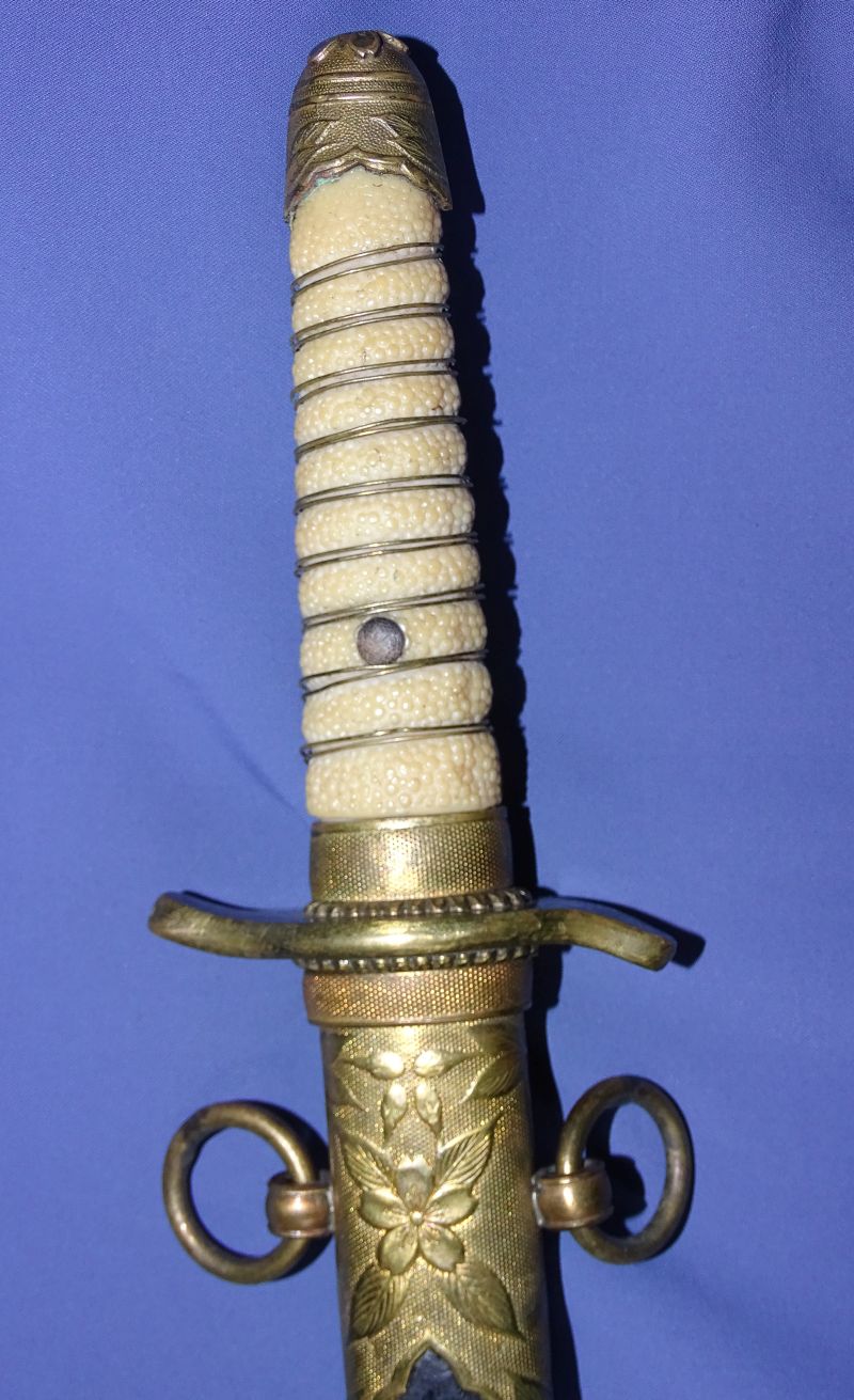 WWII Japanese Navy Officer's Dirk - Image 2