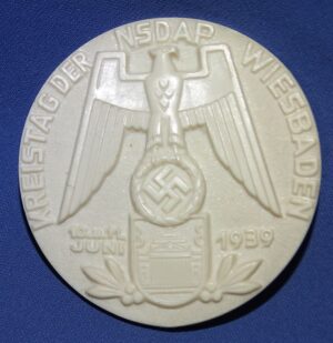1939 Kreistag Der NSDAP Wiesbaden Plastic Tinnie