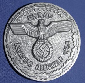 1938 NSDAP Kreistag Odenwald Plastic Tinnie