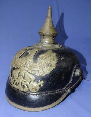 WWI Imperial Prussian EM/NCO Pickelhaube - "Ypres-Lys Nov 1918"