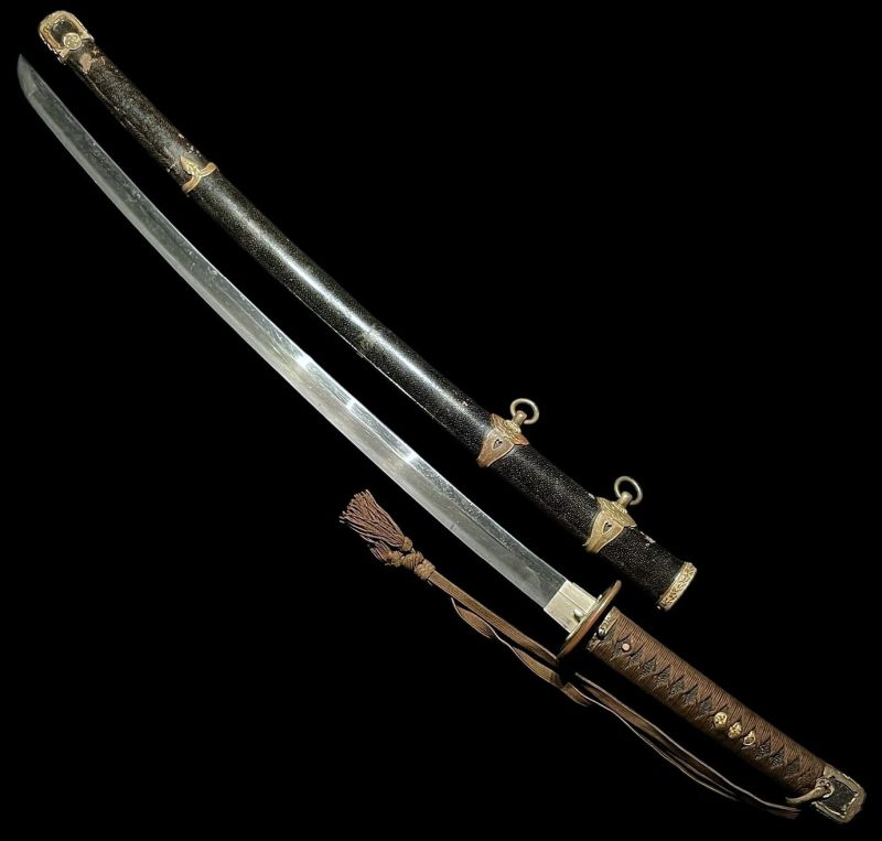 WWII Japanese Navy Officer's Kai-Gunto Sword - Image 2