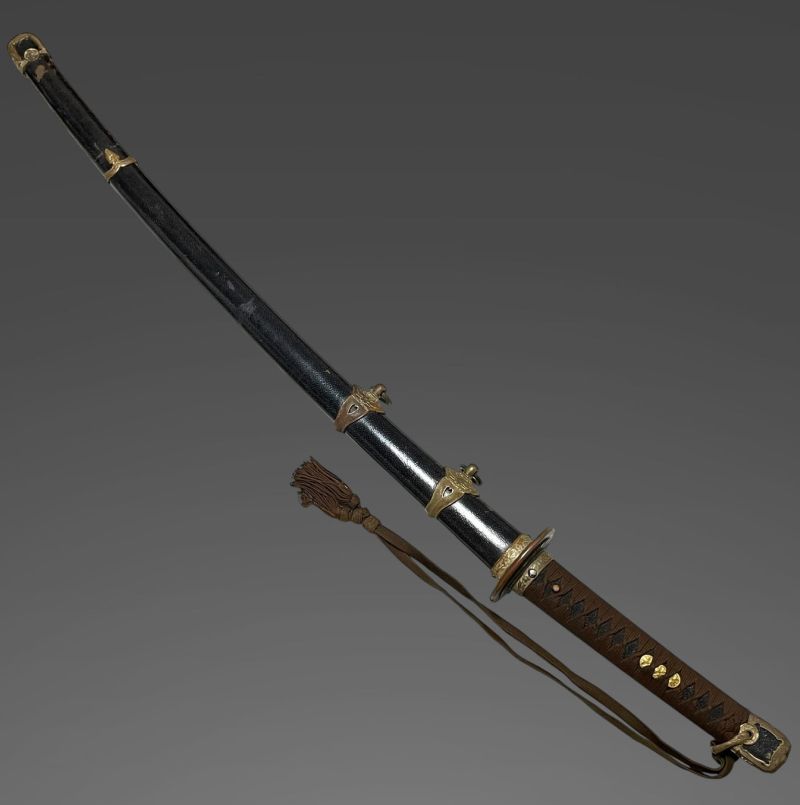 WWII Japanese Navy Officer's Kai-Gunto Sword - Image 3