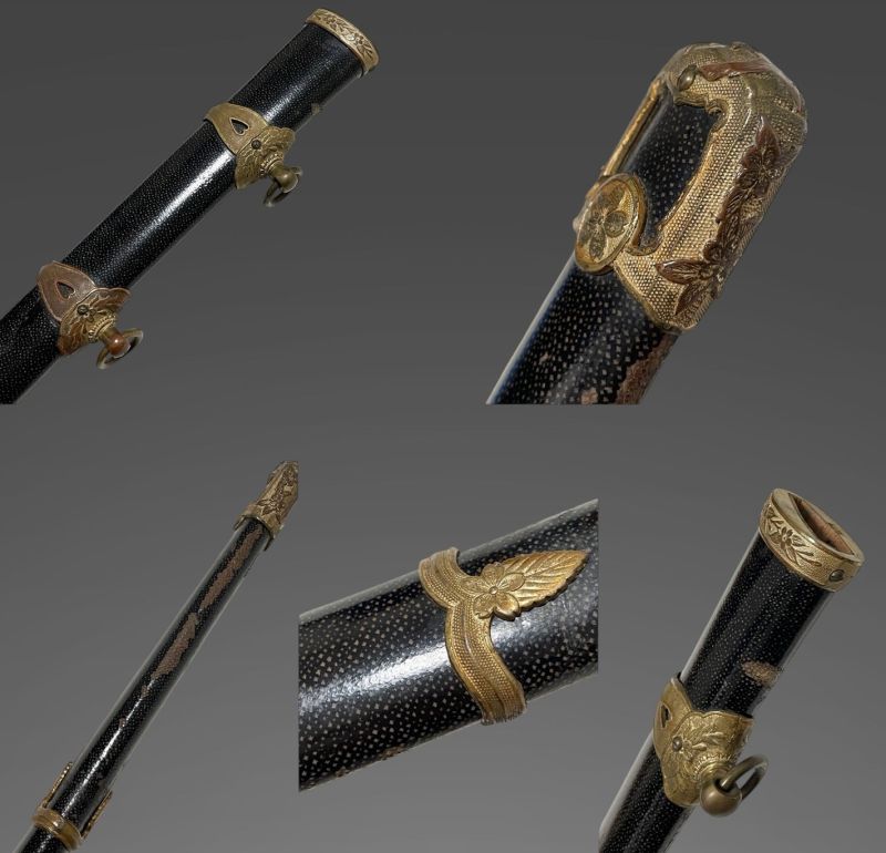 WWII Japanese Navy Officer's Kai-Gunto Sword - Image 11