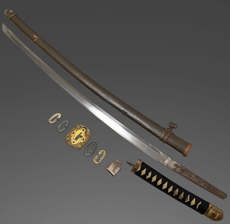 WWII Japanese Army Officer’s Type 98 Shin-Gunto Sword - Image 12